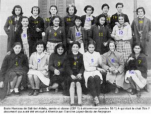 ECOLE MARCEAU FILLES 19XX CEP
